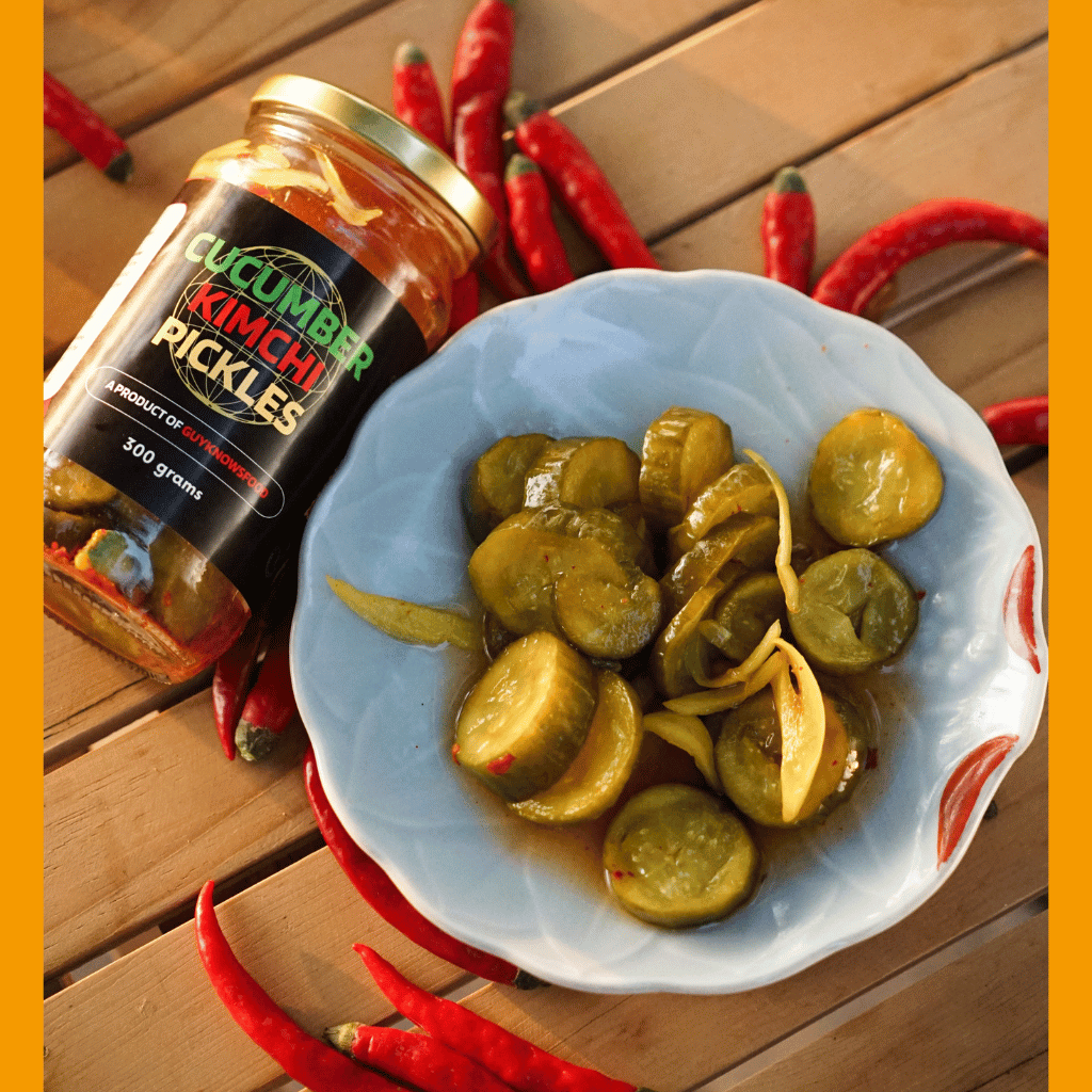 Cucumber Kimchi Pickles
