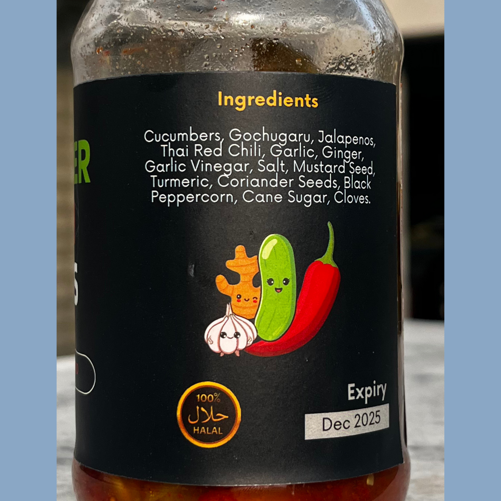 Cucumber Kimchi Pickles (300g)